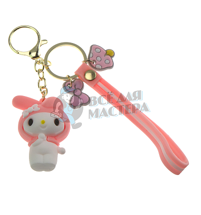 Брелок для ключей "Зайчик Мелоди" + карабин