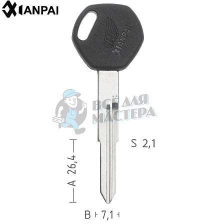 HOND-24.P   HON63FP   HON64FP   HD55P113 а./пласт. КНР - Чертеж