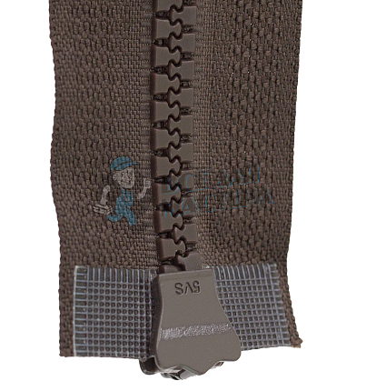 Молния Трактор "JUDSON", 120см, Тип-5, разъёмная двухзамковая, цв.т/коричневый