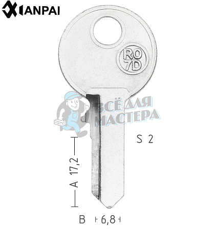 RO7D R23R RO4/RO50 RN13/RN58 КНР - Чертеж