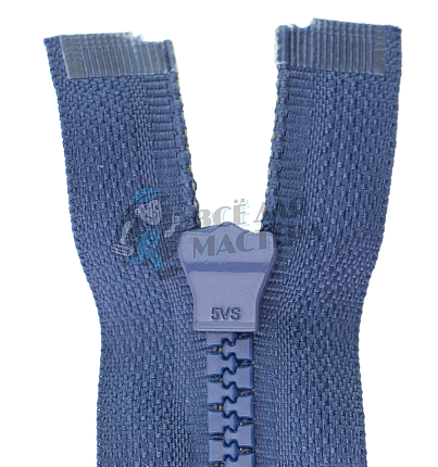 Молния Трактор "JUDSON", 120см, Тип-5, разъёмная двухзамковая, цв.синий