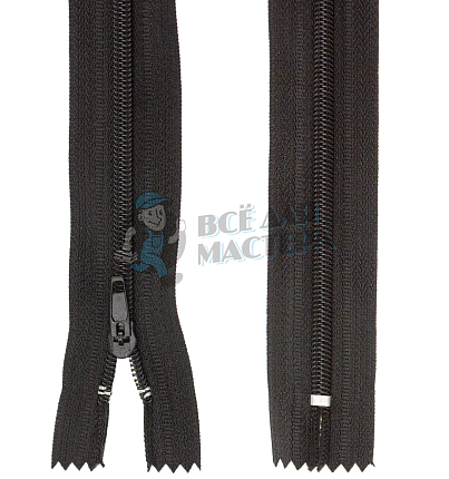 Молния спиральная (витая) тип 4 16см н/р цв 322