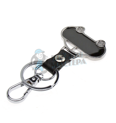 Брелок для ключей "Машинка минимализм" + карабин