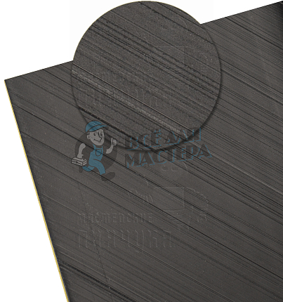 Полиуретан 500*90*3 "Авиационный" Черный