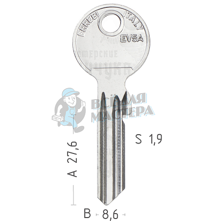 EV5A (F6) EV-6D\EV-1 EV10\EV10 X1 EVA14 - Чертеж