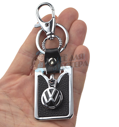 Авто карабин с кольцом для ключей VOLKSWAGEN