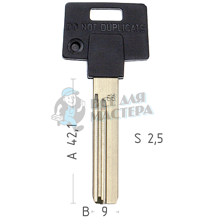 Mul-T-Lock: Профиль 066 Original - Чертеж