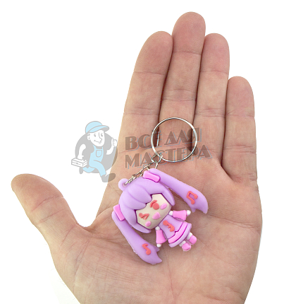 Брелок для ключей "Мику Хацунэ" цв. фиолетовый