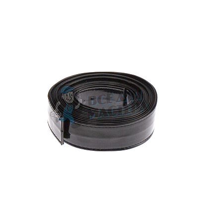 Ручка сумочная плоская 3см*2м черный лак.