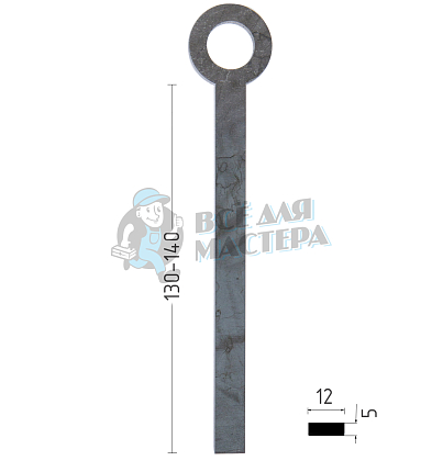 Ригель плоский 5х12