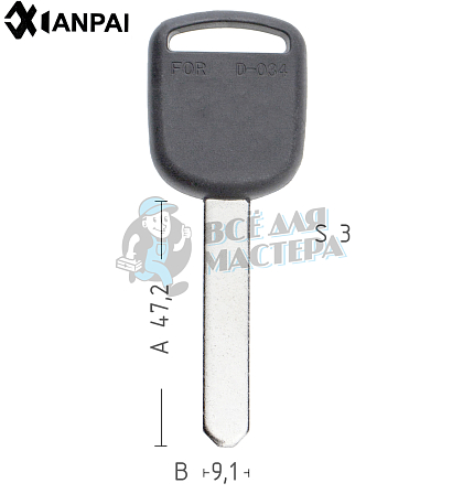 HONDA HOND31P_HD58P113_HON66GP_x КНР - Чертеж
