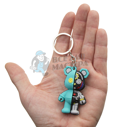 Брелок для ключей "Мишка внутренний мир" 