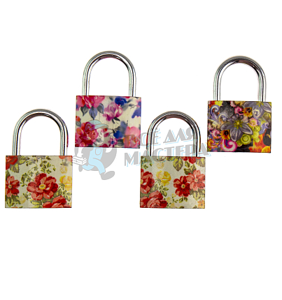 Навесной замок "ABE LOCK", 48мм (цвет произвольный)