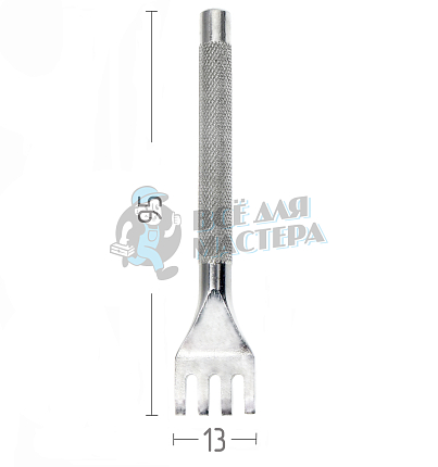 Пробойник шаговый (4 зубца)