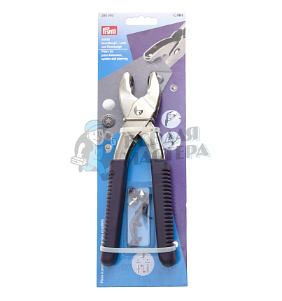 Щипцы Vario "PRYM" для установки блочек с насадками d3мм,4мм