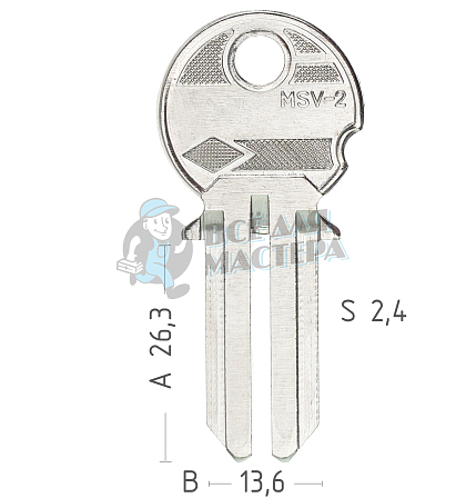 MSV2 MSV1R MSV10L MSV1R - Чертеж