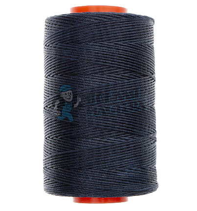 Нитки прошив.вощеные 100D/3-200м, темно-синий
