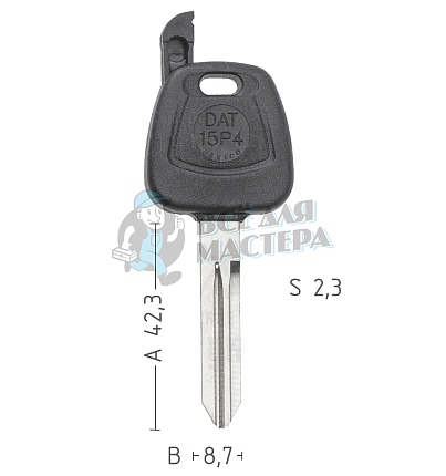 T00NS8PA TP00DAT-15P4 а/пласт.с мест.п/чип NISSAN