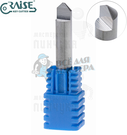 Вертик.фреза RAISE DW1100 100° CARBIDE (100°xD6x40x1T) - Чертеж
