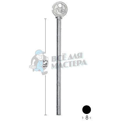 R08-15 ригель круглый ГРАВЕР