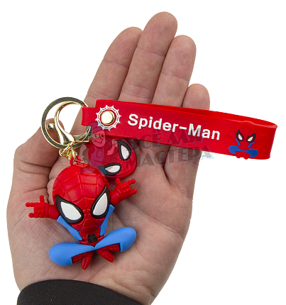 Брелок для ключей "Человек-паук в прыжке" + карабин