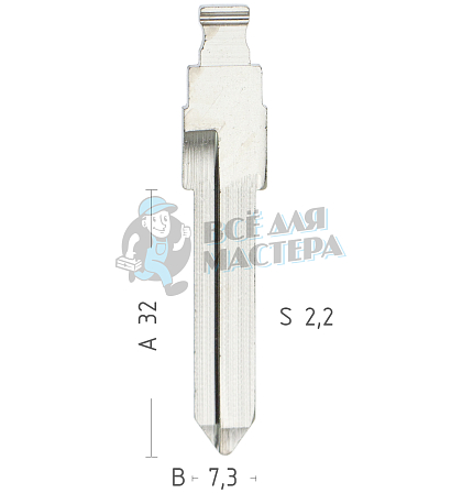 Лезвие YM15FH - Чертеж
