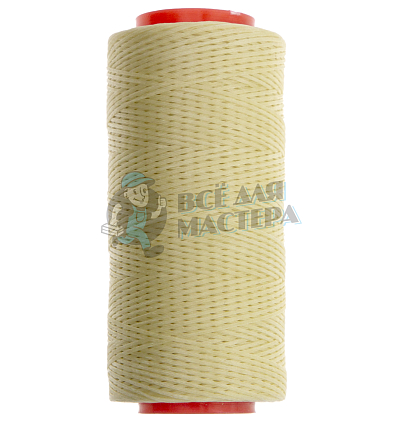Нитки прошив.вощеные 150D-200м, молочный