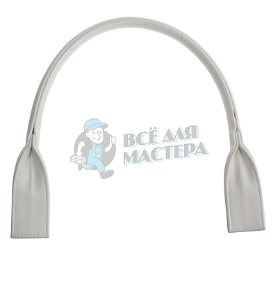 Ручка сумочная кругл.широк. 53см цв.белый