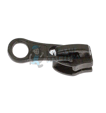 Бегунок для спиральной молнии, тип 7, автомат, "ГРУША" цв. хаки 328