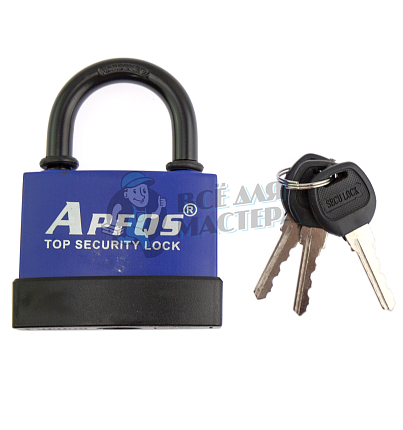 Навесной замок ИБОЛАТ 80мм (короткая дужка)