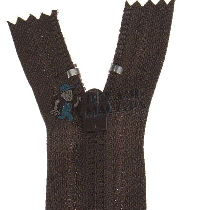 Молния №7 35см Коричневая