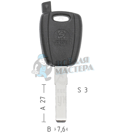 T00GB18PN TP00FI-16P SIP22T0 а/пласт.с мест.п/чип Lancia/Fiat/Iveco