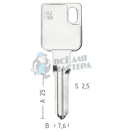 DCA4R DAC-4D HU136 а/сталь LOGAN