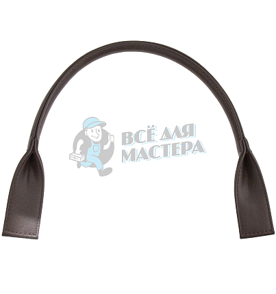 Ручка сумочная кругл.широк.(8050), 53см цв.темно-коричневый