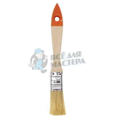 Кисть плоская Slimline 3/4" (20 мм), натуральная щетина, деревянная ручка Sparta