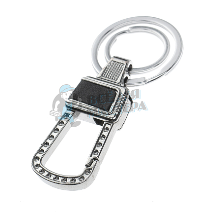 Карабин с двумя кольцами для ключей 