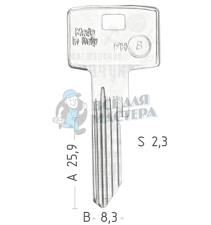 PH8  PFA-14D  PHF6 - Чертеж