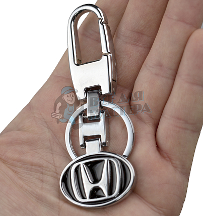 Авто карабин с кольцом для ключей HONDA