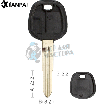 T00TY40RP TP00TOYO-20DP TOY41RT0 а/пласт.с мест.п/чип TOYOTA// - Чертеж