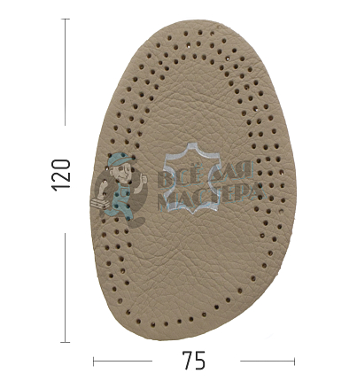 Полустельки из натуральной кожи, р-р 35-40, цв.бежевый