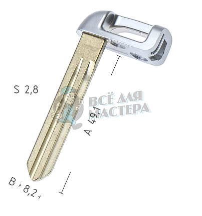 Лезвие 1229/Hyundai левое  КНР