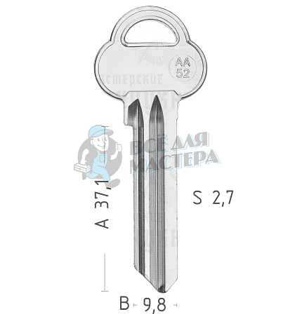 AA52 AS-DD7 ASS52 A37DD - Чертеж