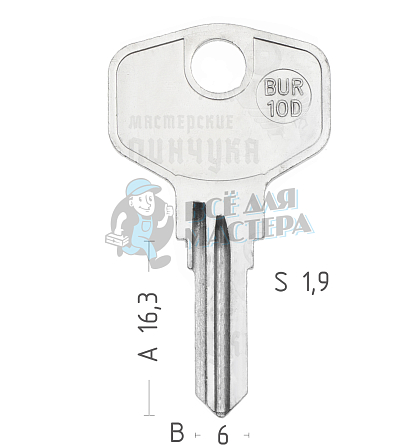 BG36R BUR-10D HPP1Rl HPE1L - Чертеж