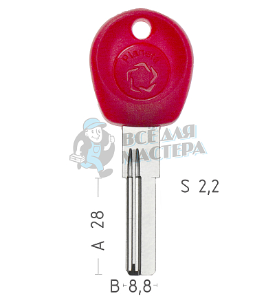 FORCA_HL-A20_ПЛАСТ.РУЧК.2ПАЗ.(28MM) КНР