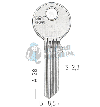 CE45D  CE17W39  CEW39 - Чертеж