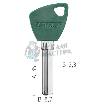 КОНДОР РУЧК.ПЛАСТ 2ПАЗ (8,8Х35) КНР