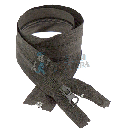 Молния спиральная (витая) тип 5 60см разъем цв 328 груша РЕВЕРС