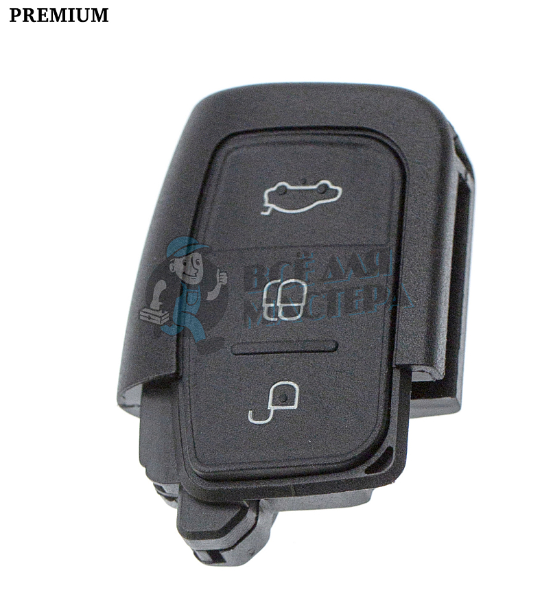 Корпус выкидного ключа FO-24 HU101 HF65 3 кнопки банан FORD // КНР