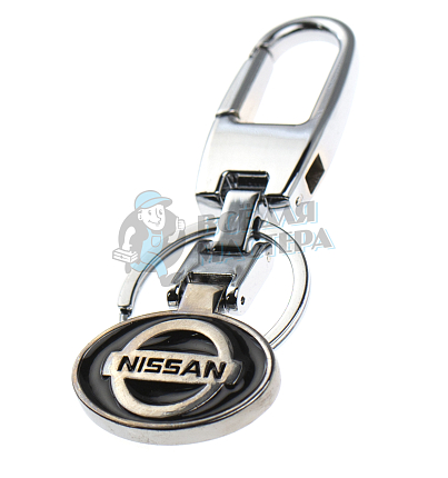 Авто карабин с кольцом для ключей NISSAN