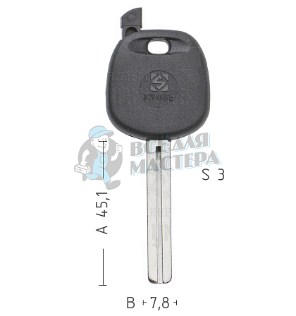 T00TY43P TP00TOYO-18P TOY40BT0 а/пласт.с мест.п/чип TOYOTA - Чертеж